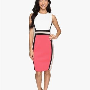 Colorblock Dress Calvin Klein